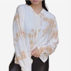 Nordstrom Found LA Cozy Sweatshirt Hoodie Tie Dye